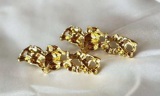 Around The Way - Chunky Bamboo Earrings